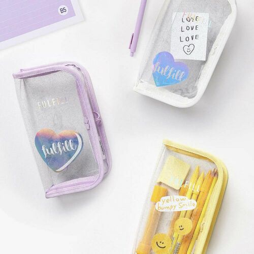 Glitter Fulfill Zipper Pen Pouch - Image 14