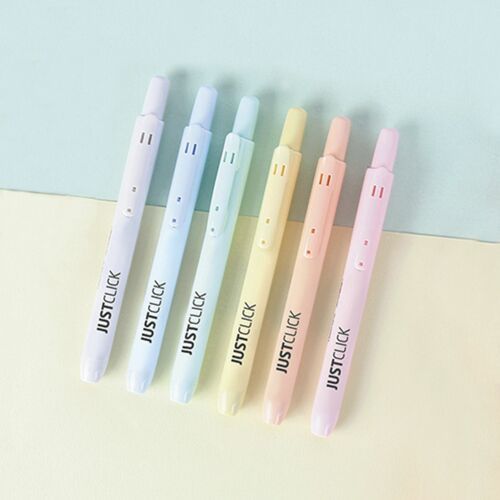 Pastel Retractable Highlighter Set