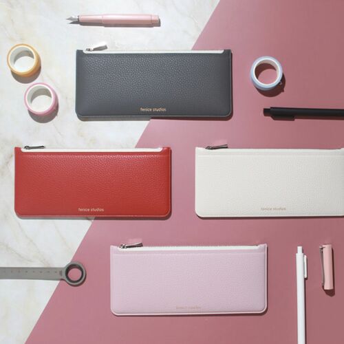 Flat Zipper Pencil Pouch