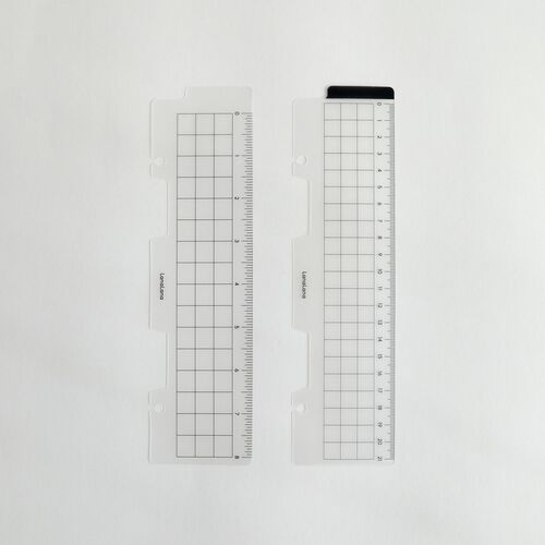 Translucent 6 Ring A5 Bookmark Ruler Set - Image 3