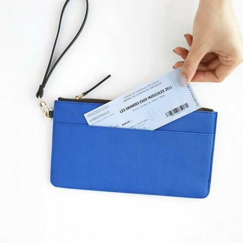 Leather Slim Clutch - Image 10