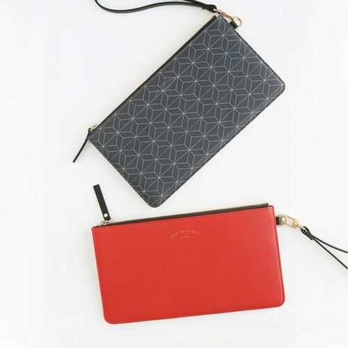 Leather Slim Clutch - Image 14