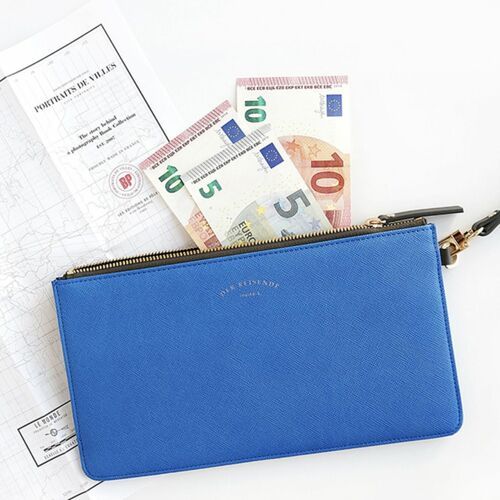 Leather Slim Clutch - Image 16