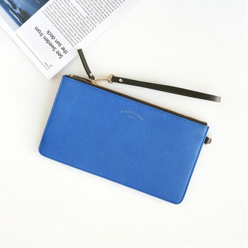 Leather Slim Clutch - Image 3