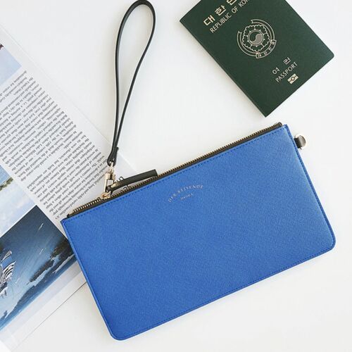 Leather Slim Clutch - Image 17
