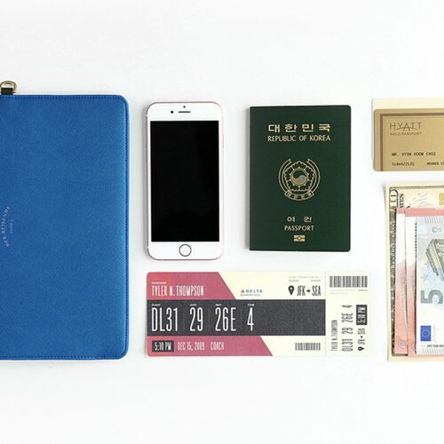 Leather Slim Clutch - Image 18