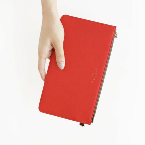 Leather Slim Clutch - Image 20