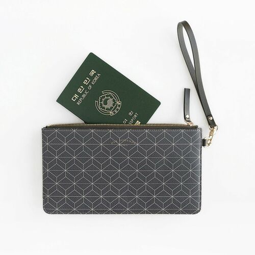 Leather Slim Clutch - Image 4
