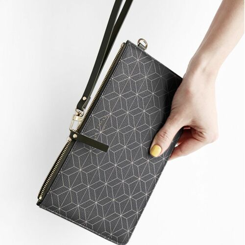 Leather Slim Clutch - Image 22