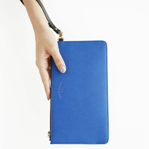 Leather Slim Clutch - Image 23