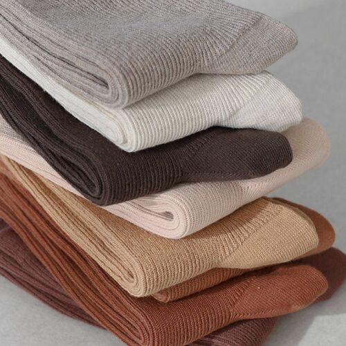 Colorful Ribbed Crew Women Socks - Image 2