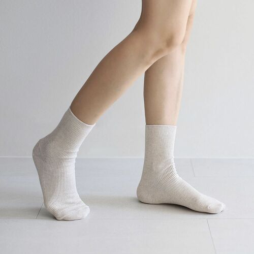 Colorful Ribbed Crew Women Socks - Image 5