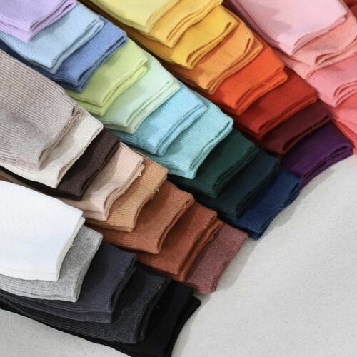 Colorful Ribbed Crew Women Socks - Image 14