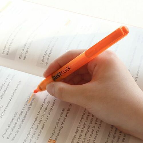 Small Just Click Retractable Highlighter - Image 2