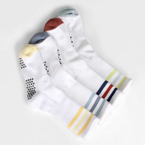 Simple Non-slip Athletic Crew Socks