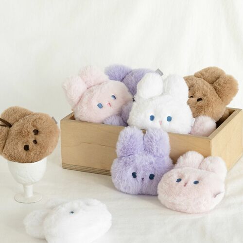 Fluffy Bunny Key Ring