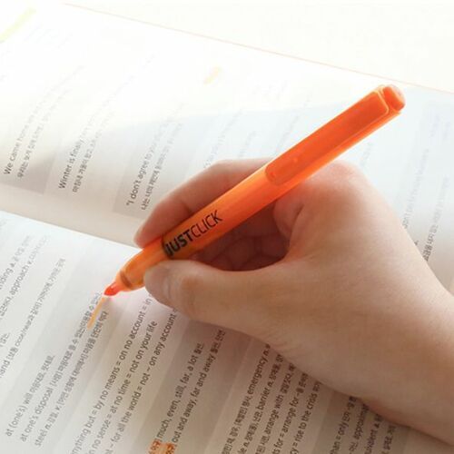 Small Just Click Retractable Highlighter Set - Image 6