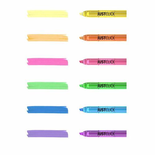 Small Just Click Retractable Highlighter Set - Image 2