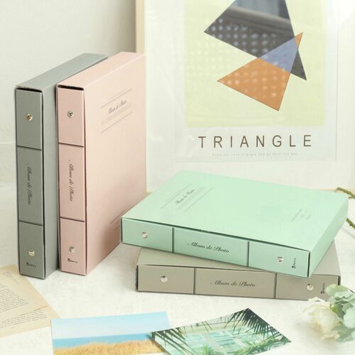 Solid Pastel Binder Photo Album