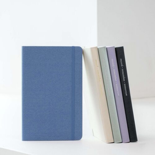 Medium Record Hardcover Lined Notebook v3