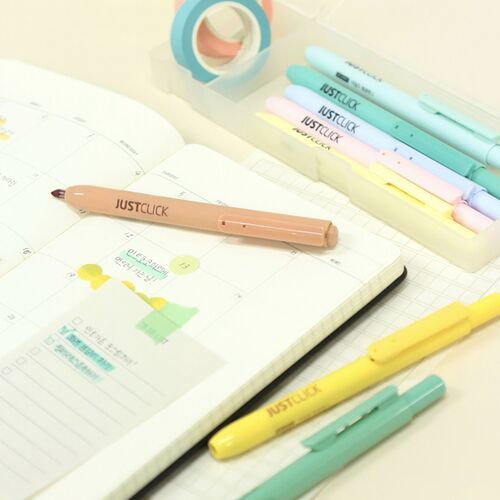 3pcs Natural Retractable Highlighter Set - Image 11
