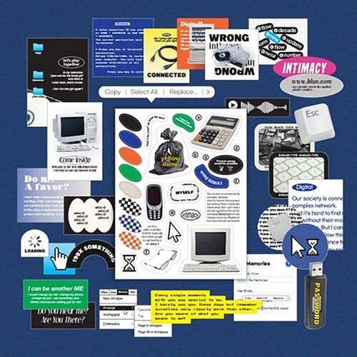 28pcs Digital Themed Sticker Set