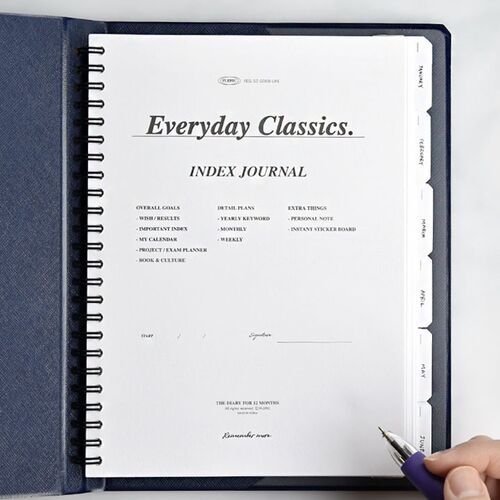 Classy Standard Index Weekly Planner - Image 14