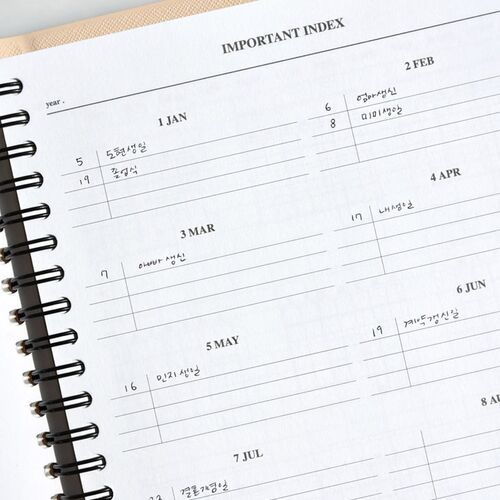 Classy Standard Index Weekly Planner - Image 19