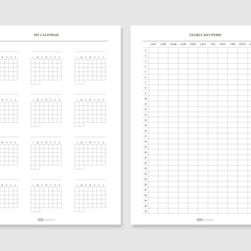 Classy Standard Index Weekly Planner - Image 20