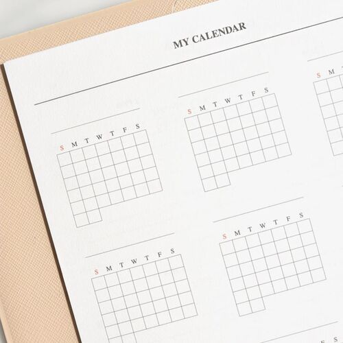 Classy Standard Index Weekly Planner - Image 21