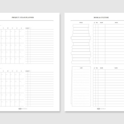 Classy Standard Index Weekly Planner - Image 23