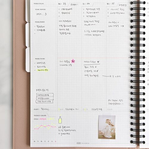 Classy Standard Index Weekly Planner - Image 39