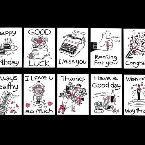 Drawing Message Postcard - Image 12