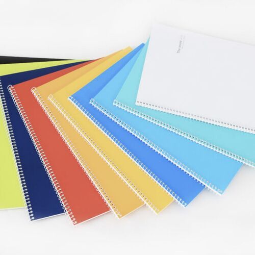 Large Vivid Spiral Lined Notebook