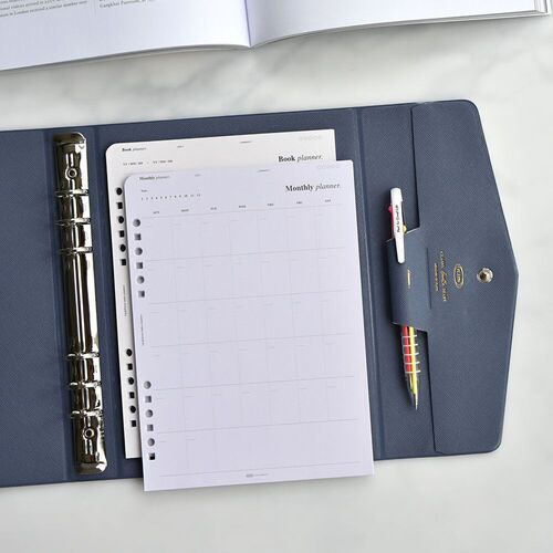 Classy Gentle 6 Ring A5 Binder