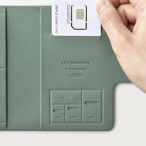 Classy Anti Skimming Passport & SIM Card Case - Image 17