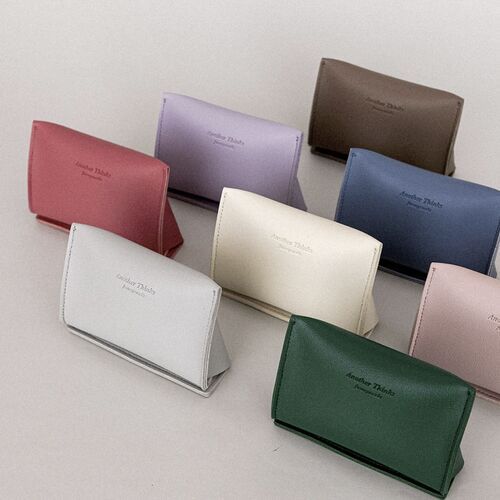 Triangle Leather Card Case