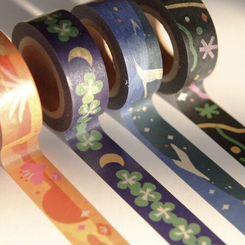 Bunny Illustration Masking Tape