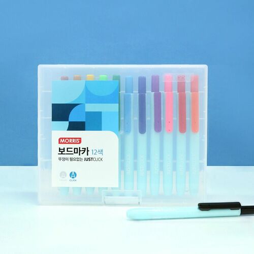 12pcs Retractable Whiteboard Marker Set