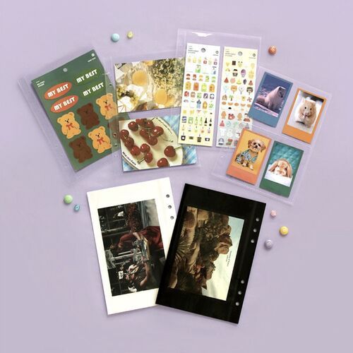 Record On 6 Ring A5 Sticker&Photo Pocket Refill