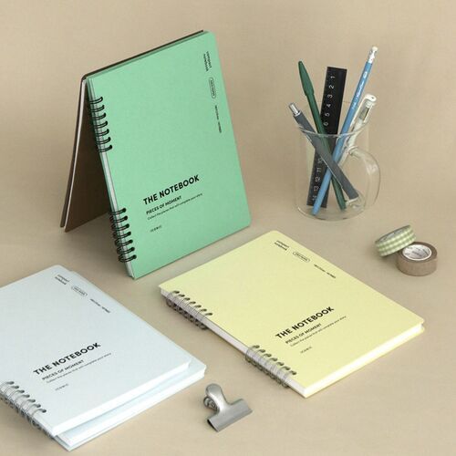 Compact A5 Hardcover Grid Notebook