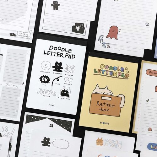 Doodle Letter Notepad