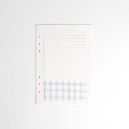 Basic 6 Ring A5 Note Refill - Image 5