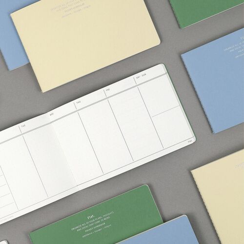 Flat Semi Year Weekly Pocket Scheduler