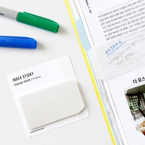 Small Index Tracing Sticky Note