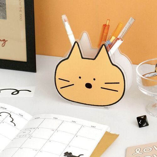 Doodle Acrylic Pen Holder - Image 3