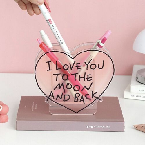 Doodle Acrylic Pen Holder - Image 4