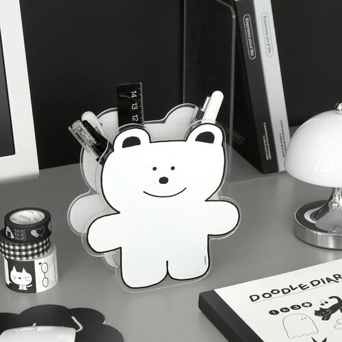 Doodle Acrylic Pen Holder - Image 5