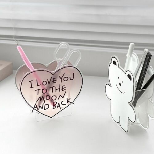 Doodle Acrylic Pen Holder - Image 8