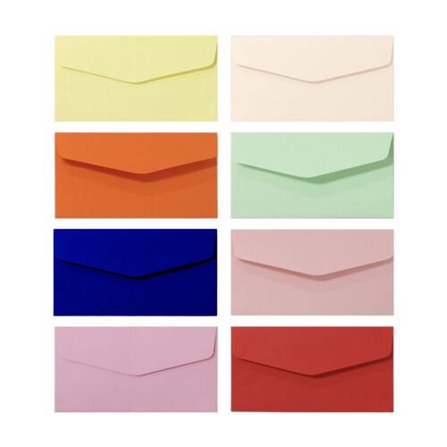 4pcs Colorful Horizontal Envelope Set